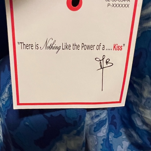 Bisou Bisou blue & white tie dye maxi dress - Picture 9 of 9